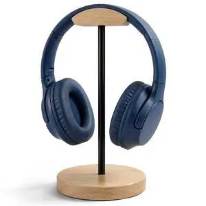 Wood & Metal Headphone Stand, Desktop Headset Holder with Stable Non-Slip Bamboo Base, Universal Headphone Hanger for Gaming Headsets, Office Desk, Home, Gift Wood & Metal Headphone Stand, Desktop Headset Holder with Stable Non-Slip Bamboo Base, Universal Headphone Hanger for Gaming Headsets, Office Desk, Home, Gift