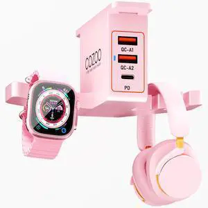 Desk Headphone Holder Hook Headset Watch Cable Bag Storage Pink Desk Headphone Holder Hook Headset Watch Cable Bag Storage Pink
