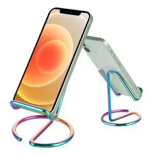 Cell Phone Stand for Desk, Rainbow Cell Phone Holder Desk Accessories Cell Phone Stand for Desk, Rainbow Cell Phone Holder Desk Accessories