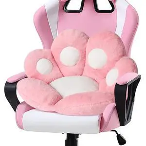 Cat Paw Cushion Kawaii Chair Cushions 27.5 x 23.6 inch Cute Stuff Seat Pad Comfy Lazy Sofa Office Floor Pillow for Gaming Chairs Room Decor Pink Cat Paw Cushion Kawaii Chair Cushions 27.5 x 23.6 inch Cute Stuff Seat Pad Comfy Lazy Sofa Office Floor Pillow for Gaming Chairs Room Decor Pink