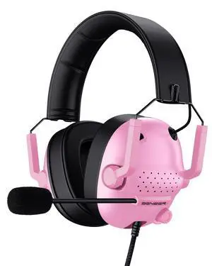 SG500 Surround Sound Pro Gaming Headset with Noise Cancelling Microphone - Soft Memory Foam Padding - Portable Foldable Headphones for PC, PS4, PS5, Xbox One, Switch - Pink SG500 Surround Sound Pro Gaming Headset with Noise Cancelling Microphone - Soft Memory Foam Padding - Portable Foldable Headphones for PC, PS4, PS5, Xbox One, Switch - Pink