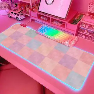 Pink RGB Gaming Mouse Pad 31.5x12 Inch PC XL Large Extended Glowing Led Light Up Desk Pad Non-Slip Rubber Base Computer Cute Mousepad Mat Desk Accessories Gaming Setup 62 Pink RGB Gaming Mouse Pad 31.5x12 Inch PC XL Large Extended Glowing Led Light Up Desk Pad Non-Slip Rubber Base Computer Cute Mousepad Mat Desk Accessories Gaming Setup 62