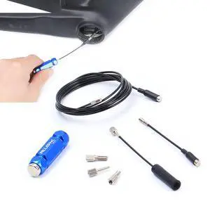 Bike Internal Cable Routing Tool Kit Compatible with 4-5.5mm Cable Housing, Hydraulic Hose and DI2 SD300 & SD50 E-Cables Bike Internal Cable Routing Tool Kit Compatible with 4-5.5mm Cable Housing, Hydraulic Hose and DI2 SD300 & SD50 E-Cables