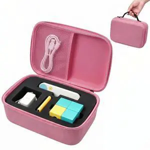 Travel Storage Case Compatible with Nex Playground Game System, Custom Foam Tray Holds Active Game Console, HDMI & Power Cord, Remote, Camera Privacy Cover (Pink) Travel Storage Case Compatible with Nex Playground Game System, Custom Foam Tray Holds Active Game Console, HDMI & Power Cord, Remote, Camera Privacy Cover (Pink)
