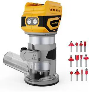 Cordless Brushless Wood Router Compatible with Dewalt 20V 60V Battery Cordless Brushless Wood Router Compatible with Dewalt 20V 60V Battery