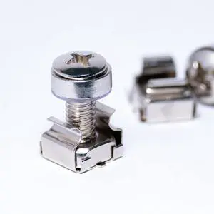 50 Pack M6 x 20mm Rack Mount Screws, Cage Nuts and Washers, for Network Rack, Server Cabinets, Shelves, Routers & AV Equipment 50 Pack M6 x 20mm Rack Mount Screws, Cage Nuts and Washers, for Network Rack, Server Cabinets, Shelves, Routers & AV Equipment