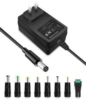 12V Power Supply AC Adapter for 100mA-2000mA Electronic Devices 12V Power Supply AC Adapter for 100mA-2000mA Electronic Devices