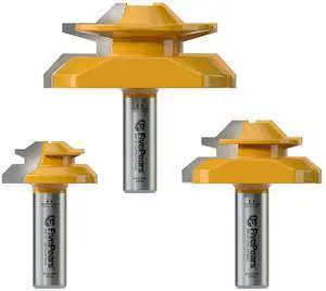 45 Degree Lock Miter Router Bit 1/2 Inch Shank,Timberlock 45 Lock Miter Router Bit 3PCS Set,for 31/64",3/4",1",Cutting Height,Timber Lock Router Bit Easy to Create Lock Miter Joint 45 Degree Lock Miter Router Bit 1/2 Inch Shank,Timberlock 45 Lock Miter Router Bit 3PCS Set,for 31/64",3/4",1",Cutting Height,Timber Lock Router Bit Easy to Create Lock Miter Joint
