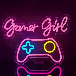 Gamer Neon Sign,Gaming Neon Sign for Gamer Room Decor LED Lights Girl's Bedroom Wall Decor Gamepad Dimmable Neon Gaming Sign for Party Decorations Girl Gifts USB Powered(15.4"*11.4") Gamer Neon Sign,Gaming Neon Sign for Gamer Room Decor LED Lights Girl's Bedroom Wall Decor Gamepad Dimmable Neon Gaming Sign for Party Decorations Girl Gifts USB Powered(15.4"*11.4")