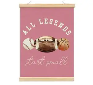 Sports Bedroom Decor for Nursery Room Decor,Legends Start Small Sports Nursery Art,Pink Sports Wall Decor Baseball Kids Wall Art Poster for Nursery Playroom Artwork Home Decorations,pink Sports Bedroom Decor for Nursery Room Decor,Legends Start Small Sports Nursery Art,Pink Sports Wall Decor Baseball Kids Wall Art Poster for Nursery Playroom Artwork Home Decorations,pink