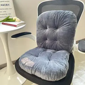 Gray Chair Cushion with Removable Cover - Office & Indoor Rocking Chair Cushion - 17 * 17 Inch Gray Chair Cushion with Removable Cover - Office & Indoor Rocking Chair Cushion - 17 * 17 Inch