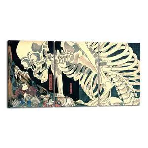 3 Piece Witch and Skeleton Ukiyo-E by Utagawa Takiyasha Historic Cultural Illustrations for Living Room Bedroom Home Decorations Landscape Artwork 3 Piece Witch and Skeleton Ukiyo-E by Utagawa Takiyasha Historic Cultural Illustrations for Living Room Bedroom Home Decorations Landscape Artwork