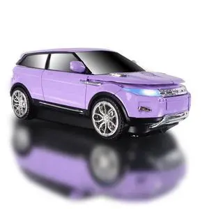 Wireless Mouse Car Computer Mouse for PC Laptop (Purple) Wireless Mouse Car Computer Mouse for PC Laptop (Purple)