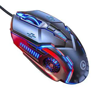 Gaming Mouse G5 Wired Game Mice Colorful Backlight 6 Button Silent Mouse 4 Speed 3200 DPI RGB Game Mouse for Computer Laptop Notebook Gaming Mouse G5 Wired Game Mice Colorful Backlight 6 Button Silent Mouse 4 Speed 3200 DPI RGB Game Mouse for Computer Laptop Notebook