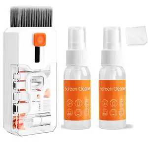 Keyboard Cleaning Kit Laptop Cleaner with 2Oz Computer Screen Cleaner Spray, Multi-Function PC Electronic Cleaner Kit for Car iPad iPhone Pro, Earbuds Macbook Camera Monitor PC, All-in-one with Patent Keyboard Cleaning Kit Laptop Cleaner with 2Oz Computer Screen Cleaner Spray, Multi-Function PC Electronic Cleaner Kit for Car iPad iPhone Pro, Earbuds Macbook Camera Monitor PC, All-in-one with Patent