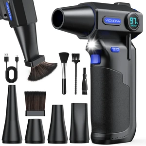 Compressed Air Duster, 150000RPM 3-Gear Brushless Motor Cordless Electric Air Blower, Rechargeable Air Blower with LED Light for PC, Computer, Laptop, Keyboard, Car Cleaning, Gifts for Men Compressed Air Duster, 150000RPM 3-Gear Brushless Motor Cordless Electric Air Blower, Rechargeable Air Blower with LED Light for PC, Computer, Laptop, Keyboard, Car Cleaning, Gifts for Men