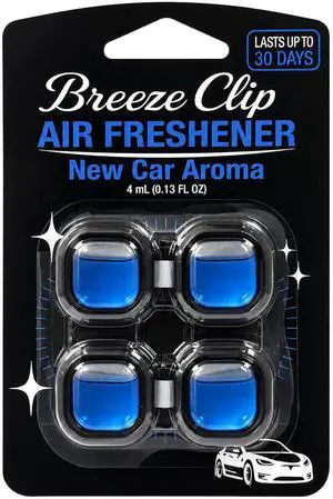 New Car Air Freshener Vent Clip 4 Pack, Odor-Fighting Long-Lasting Scent | Car Vent Air Freshener with Adjustable Dial New Car Air Scent Automotive Air Fresheners for Men New Car Smell New Car Air Freshener Vent Clip 4 Pack, Odor-Fighting Long-Lasting Scent | Car Vent Air Freshener with Adjustable Dial New Car Air Scent Automotive Air Fresheners for Men New Car Smell