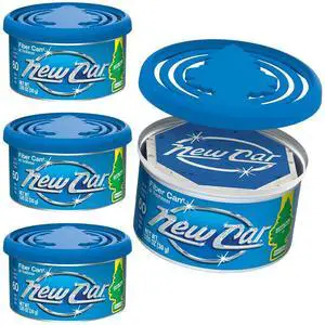 Car Air Freshener | Fiber Can Provides Long Lasting Scent for Auto or Home | Recycled Fiber | New Car Scent, 4 Air Fresheners Car Air Freshener | Fiber Can Provides Long Lasting Scent for Auto or Home | Recycled Fiber | New Car Scent, 4 Air Fresheners
