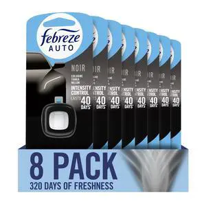 AUTO Air Freshener, Odor-Fighting Automotive Vent Clip, Noir Scent, 8 Count AUTO Air Freshener, Odor-Fighting Automotive Vent Clip, Noir Scent, 8 Count