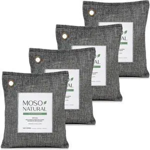 Air Purifying Bag 200g (4 Pack) Premium Charcoal Odor Absorber, Car Odor Eliminator & Closet Deodorizer for Home & Pet, Lasts 2 Years, Unscented Bamboo Charcoal Bags, HGTV Editors' Pick Air Purifying Bag 200g (4 Pack) Premium Charcoal Odor Absorber, Car Odor Eliminator & Closet Deodorizer for Home & Pet, Lasts 2 Years, Unscented Bamboo Charcoal Bags, HGTV Editors' Pick