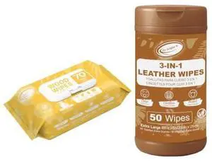 Bundle Wood Cleaner Wipes 70 Count, and 3in1 Leather Wipes 50 Count Bundle Wood Cleaner Wipes 70 Count, and 3in1 Leather Wipes 50 Count