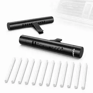 2 Pcs Car Air Essential Oil Diffuser Vent Clip Set (Black) 2 Pcs Car Air Essential Oil Diffuser Vent Clip Set (Black)