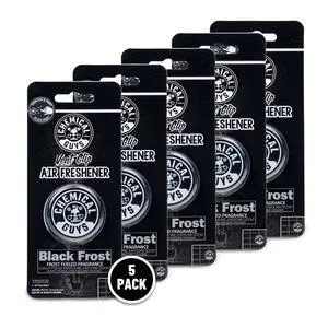 Black Frost Vent Clip Air Fresheners, 5 Pack, Cars & Home | Airflow pushes the aroma through the whole car in seconds, and each clip hides out of sight behind the dash Black Frost Vent Clip Air Fresheners, 5 Pack, Cars & Home | Airflow pushes the aroma through the whole car in seconds, and each clip hides out of sight behind the dash
