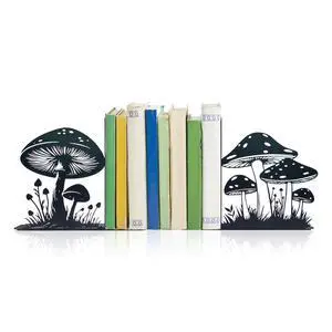 Cute Mushroom Decorative Bookends Unique and Stylish Book Ends Waterproof & Durable Perfect Size Ideal Gift for Mushroom Lovers Cute Mushroom Decorative Bookends Unique and Stylish Book Ends Waterproof & Durable Perfect Size Ideal Gift for Mushroom Lovers