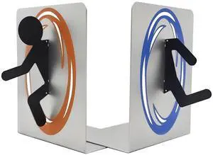 Heavy Duty Metal Portal Bookend, Creative Gift for Game Lovers Heavy Duty Metal Portal Bookend, Creative Gift for Game Lovers
