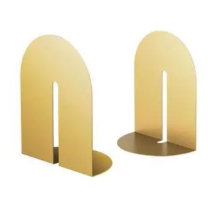 Runway Gold Bookends for Books,1 Pair Metal Book Holders for Office Shelves Adults & Kids Gift(Gold) Runway Gold Bookends for Books,1 Pair Metal Book Holders for Office Shelves Adults & Kids Gift(Gold)