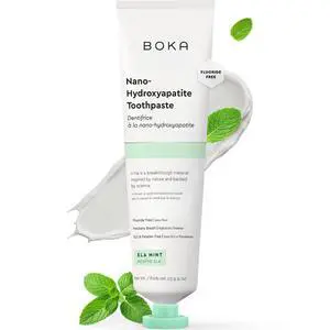 Toothpaste - Fluoride Free Toothpaste, Nano Hydroxyapatite Toothpaste | Appropriate for Sensitive Teeth - Adult Oral Care - Ela Mint - 4 Oz, 1PK Toothpaste - Fluoride Free Toothpaste, Nano Hydroxyapatite Toothpaste | Appropriate for Sensitive Teeth - Adult Oral Care - Ela Mint - 4 Oz, 1PK