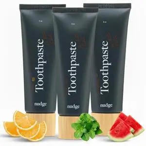 Toothpaste Variety Pack, 10% Nano Hydroxyapatite, Natural Mint, Orange, and Watermelon, Fluoride Free, SLS Free, Remin+ Formula, 3 x 4.5 oz Tubes Toothpaste Variety Pack, 10% Nano Hydroxyapatite, Natural Mint, Orange, and Watermelon, Fluoride Free, SLS Free, Remin+ Formula, 3 x 4.5 oz Tubes
