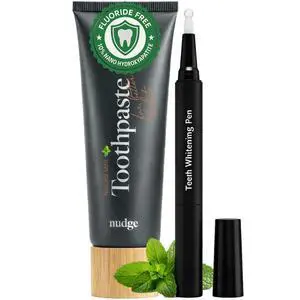 Whitening Kit with 10% Nano Hydroxyapatite Toothpaste 4.5 oz & Whitening Gel Pen 2 ml Fluoride Free, SLS Free Whitening Kit with 10% Nano Hydroxyapatite Toothpaste 4.5 oz & Whitening Gel Pen 2 ml Fluoride Free, SLS Free