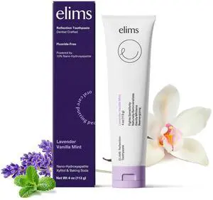 10% Nano-Hydroxyapatite Toothpaste, Fluoride Free, Lavender Mint, 4oz | Fluoride-Free, With Baking Soda, Whitening, Helps Reduce Sensitivity, SLS-Free, For Adults & Kids 10% Nano-Hydroxyapatite Toothpaste, Fluoride Free, Lavender Mint, 4oz | Fluoride-Free, With Baking Soda, Whitening, Helps Reduce Sensitivity, SLS-Free, For Adults & Kids
