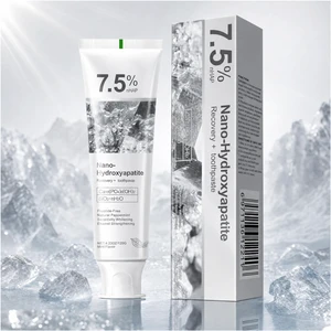 7.5% Hydroxyapatite Toothpaste for Enamel Protection, Fluoride-Free Formula with Gentle Mint, for Sensitive Teeth, Daily Protection, Long-Lasting Fresh Breath, 4.23 Oz (Grey1PC) 7.5% Hydroxyapatite Toothpaste for Enamel Protection, Fluoride-Free Formula with Gentle Mint, for Sensitive Teeth, Daily Protection, Long-Lasting Fresh Breath, 4.23 Oz (Grey1PC)