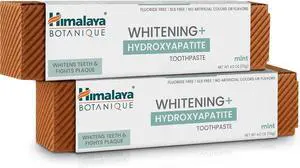 Botanique Whitening Hydroxyapatite Toothpaste, Mint, 4 oz, 2 Pack | Nano Hydroxyapatite Toothpaste, Support Enamel Strength & Integrity,Great for Sensitive Teeth, Fluoride Free,SLS Free & Vegan Botanique Whitening Hydroxyapatite Toothpaste, Mint, 4 oz, 2 Pack | Nano Hydroxyapatite Toothpaste, Support Enamel Strength & Integrity,Great for Sensitive Teeth, Fluoride Free,SLS Free & Vegan