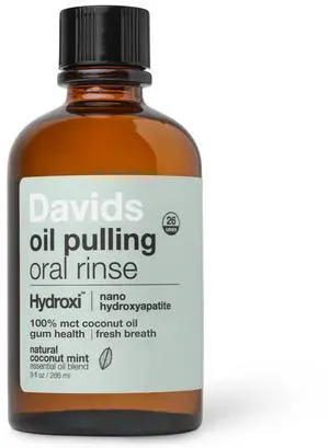 Nano Hydroxyapatite Oil Pulling Mouthwash MCT Coconut Oil Mint 9 oz | Peppermint, Spearmint, Anise & Wintergreen Oils | Deep Oral Clean | Fresh Breath Nano Hydroxyapatite Oil Pulling Mouthwash MCT Coconut Oil Mint 9 oz | Peppermint, Spearmint, Anise & Wintergreen Oils | Deep Oral Clean | Fresh Breath