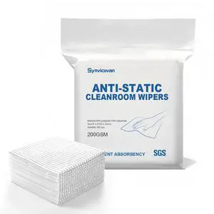 Anti-Static Microfiber cloths 9"x9"(100 Pcs,200GSM) | Lint Free Cloths,Reusable,Special ESD Protection Design is Suitable for Protecting Sensitive Electronic Components and Tools Anti-Static Microfiber cloths 9"x9"(100 Pcs,200GSM) | Lint Free Cloths,Reusable,Special ESD Protection Design is Suitable for Protecting Sensitive Electronic Components and Tools