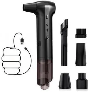 Compressed Air Duster&Vacuum Cleaner, 2-in-1 130000RPM Cordless Air Blower Compressed Air Duster&Vacuum Cleaner, 2-in-1 130000RPM Cordless Air Blower