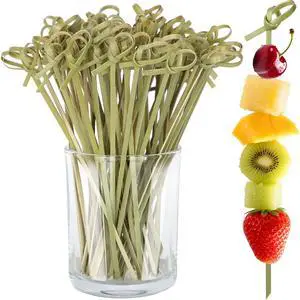 200PCS Cocktail Picks, 6 Inch Long Natural Bamboo Knot Decorative Skewers | Fancy Toothpicks for Appetizers, Wooden Food Sticks, Drinks, Fruit, Kabobs, Charcuterie Boards Accessories, Party Supplies 200PCS Cocktail Picks, 6 Inch Long Natural Bamboo Knot Decorative Skewers | Fancy Toothpicks for Appetizers, Wooden Food Sticks, Drinks, Fruit, Kabobs, Charcuterie Boards Accessories, Party Supplies