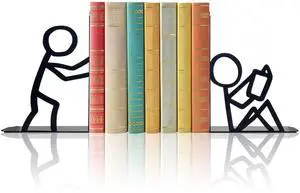 Bookends for Kids Cute Novelty Decorative Book Ends for Shelves | Metal Unique Decorative Book Ends For Office, School, Library & Bedroom; Thoughtful Gift For Book Lovers And Reading Fans Bookends for Kids Cute Novelty Decorative Book Ends for Shelves | Metal Unique Decorative Book Ends For Office, School, Library & Bedroom; Thoughtful Gift For Book Lovers And Reading Fans