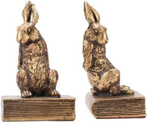 Book Ends for Shelves to Hold Books Hevay Duty,Decorative Rabbit Bookends | for Bookshelf Décor,Cute Animal Book Stopper Easter Bunny Statues for Home, Office Desk, Living Room Decoration,1 Pair Book Ends for Shelves to Hold Books Hevay Duty,Decorative Rabbit Bookends | for Bookshelf Décor,Cute Animal Book Stopper Easter Bunny Statues for Home, Office Desk, Living Room Decoration,1 Pair
