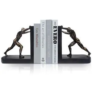 Man Decorative Book Ends,7" Resin Non Skid Bookends for Heavy Books,Bookends for Shelves Decorative,Creative Shelf Decorations to Hold Books for Bookshelf,Home,Office,Study Man Decorative Book Ends,7" Resin Non Skid Bookends for Heavy Books,Bookends for Shelves Decorative,Creative Shelf Decorations to Hold Books for Bookshelf,Home,Office,Study