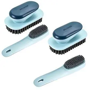 Laundry Scrub Brush 4 Pack Soft Bristle Brush Cleaning Brush for Stains,Household Cleaning Clothes Shoes Scrubbing,Household Cleaning Brushes Bathroom Ergonomics Grip Easy Hold Laundry Scrub Brush 4 Pack Soft Bristle Brush Cleaning Brush for Stains,Household Cleaning Clothes Shoes Scrubbing,Household Cleaning Brushes Bathroom Ergonomics Grip Easy Hold