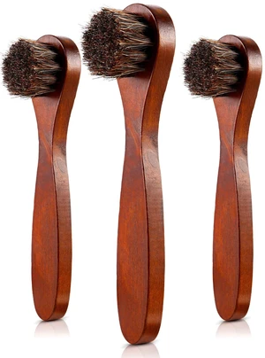 3 Pieces Horsehair Polish Applicator Brush Kit | Saddle Soap Shoe Shine Brush Leather Boot Clean Dauber Applicators 3 Pieces Horsehair Polish Applicator Brush Kit | Saddle Soap Shoe Shine Brush Leather Boot Clean Dauber Applicators