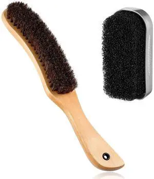 2 Pcs Horsehair Felt Hat Brush Kit, Wooden Color, Wood | Hat Lint Remove Felt Hat Brush with Cleaning Sponge Kit Lint Brush Remove Dust for Cowboy Hats Furniture Suits Clothes 2 Pcs Horsehair Felt Hat Brush Kit, Wooden Color, Wood | Hat Lint Remove Felt Hat Brush with Cleaning Sponge Kit Lint Brush Remove Dust for Cowboy Hats Furniture Suits Clothes