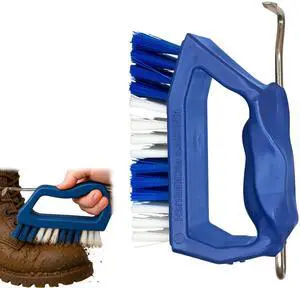 Shoe Cleaning Brush with Pick for Cleaning Mud Off Shoes in Minutes - Boot Brush & Cleat Cleaner for Golf, Soccer & Other Outdoor Footwear - Heavy-Duty Stiff Bristles Boot Scrubber Shoe Cleaning Brush with Pick for Cleaning Mud Off Shoes in Minutes - Boot Brush & Cleat Cleaner for Golf, Soccer & Other Outdoor Footwear - Heavy-Duty Stiff Bristles Boot Scrubber