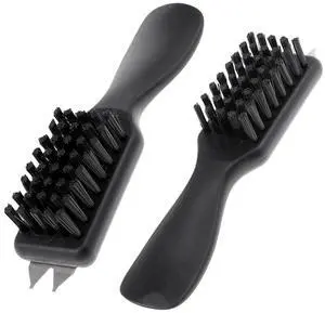 2pcs Durable Golf Shoes Brush Dirt Mud Remover, Nylon Cleaning Bristles with Shoehorn Handle and Spike Wrench 2pcs Durable Golf Shoes Brush Dirt Mud Remover, Nylon Cleaning Bristles with Shoehorn Handle and Spike Wrench