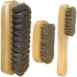 Horsehair Laundry Stain Brush Clothe Brush Shoe Soft Bristle Cleaning Brush | 3 Pack Natural Wood Laundry Brush for Stains on Clothes Shoes Polishing Brush Shining Brushes Horsehair Laundry Stain Brush Clothe Brush Shoe Soft Bristle Cleaning Brush | 3 Pack Natural Wood Laundry Brush for Stains on Clothes Shoes Polishing Brush Shining Brushes