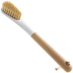Wood Laundry Brush, OSCIOSS Laundry Stain Brush wth Long Handle and Soft Bristle for Cleaning Clothes & Shoes, Protable Laundry Brush for Stains on Clothes (Natural) Wood Laundry Brush, OSCIOSS Laundry Stain Brush wth Long Handle and Soft Bristle for Cleaning Clothes & Shoes, Protable Laundry Brush for Stains on Clothes (Natural)